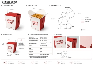 Chinese Noodle Boxes - BoxesMe NYC